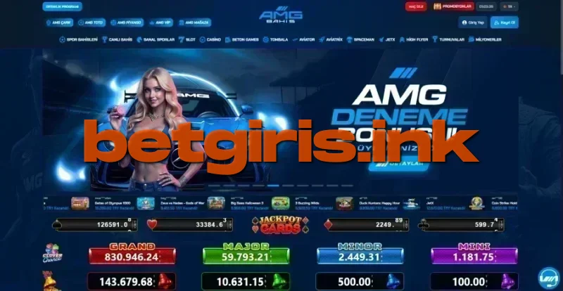AMG Bahis ana sayfa görünümü