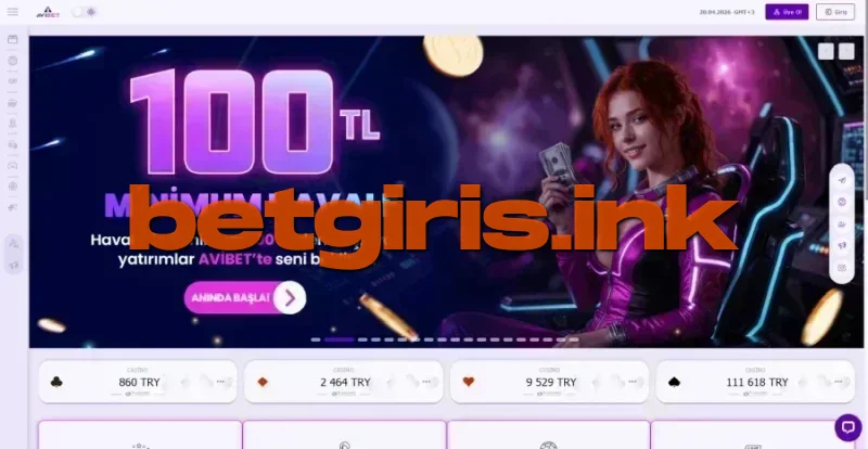 Avibet ana sayfa görünümü