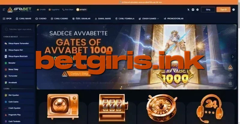 Avvabet ana sayfa görünümü