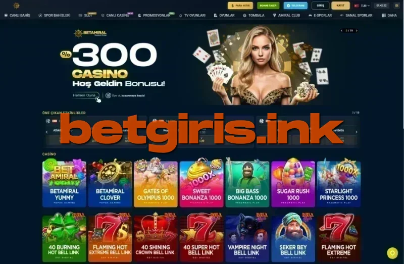 Betamiral ana sayfa görünümü