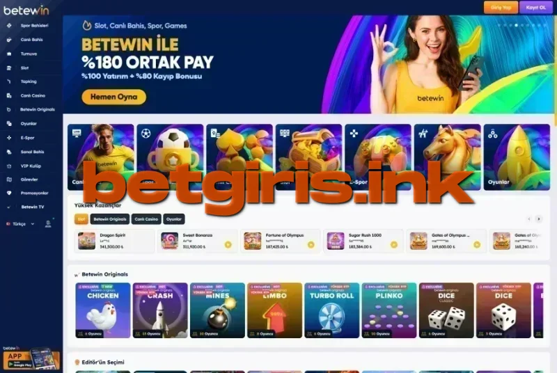Betexper ana sayfa görünümü