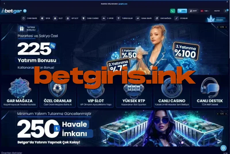 Betgar ana sayfa görünümü