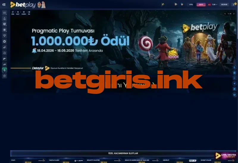 Betplay ana sayfa görünümü