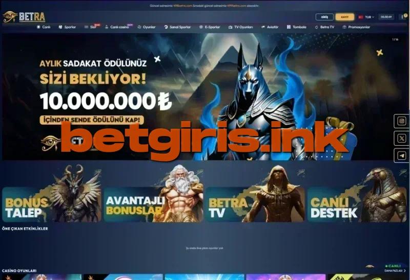 Betra ana sayfa görünümü