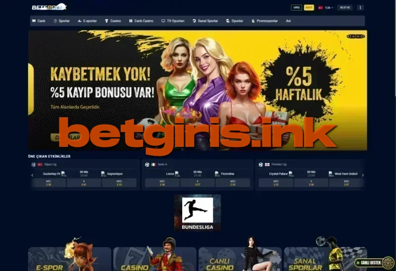 Betsrolex ana sayfa görünümü