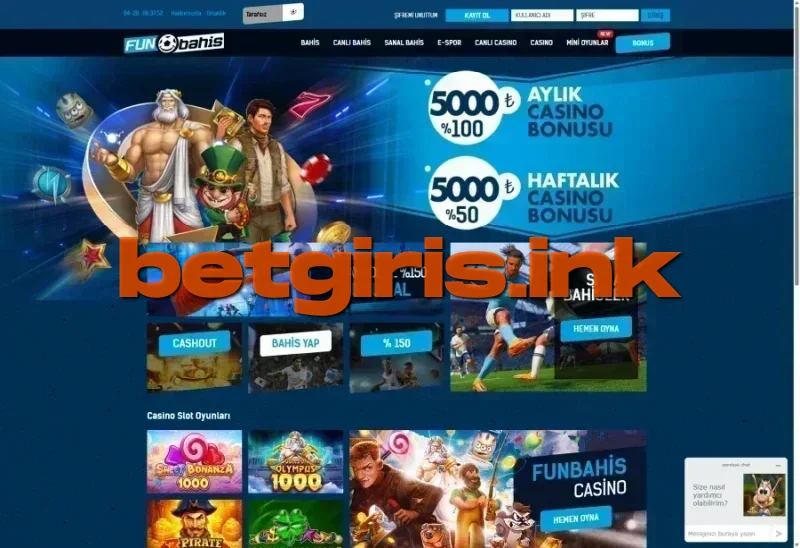 Funbahis ana sayfa görünümü