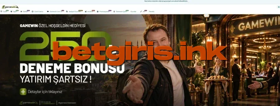 Gamewin ana sayfa görünümü