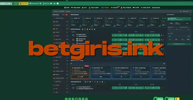 In A Gaming ana sayfa görünümü