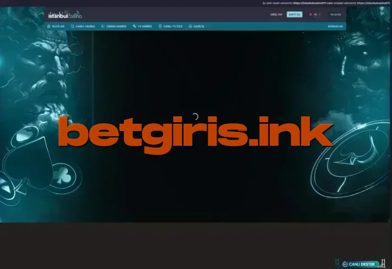 İstanbul Casino ana sayfa görünümü