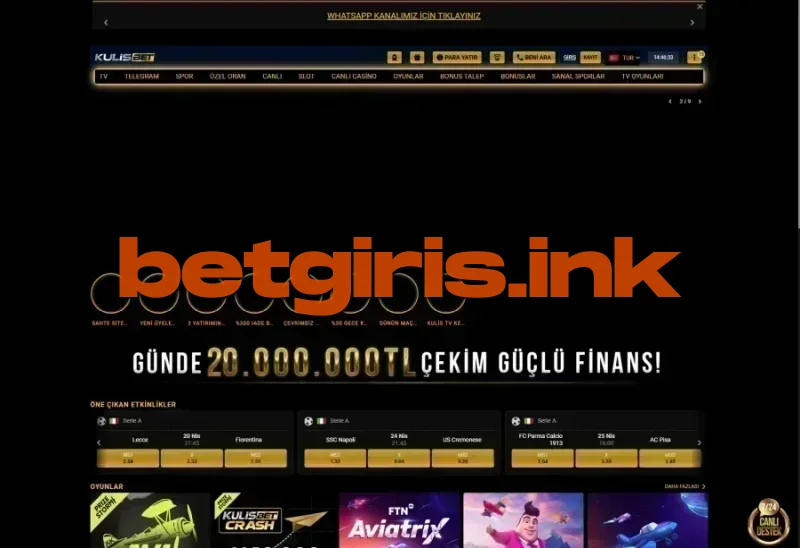 Kulisbet ana sayfa görünümü