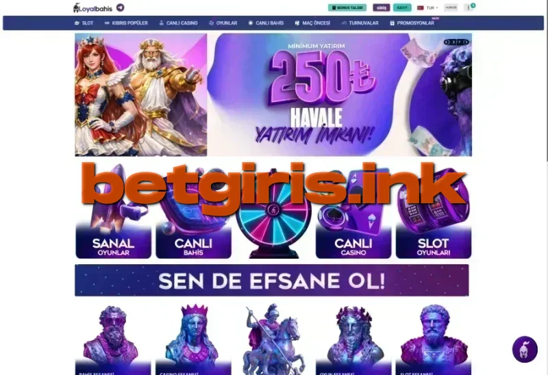 Loyalbahis ana sayfa görünümü