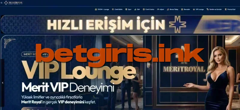 Merit Royal Casino ana sayfa görünümü