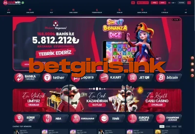 Misliwin ana sayfa görünümü