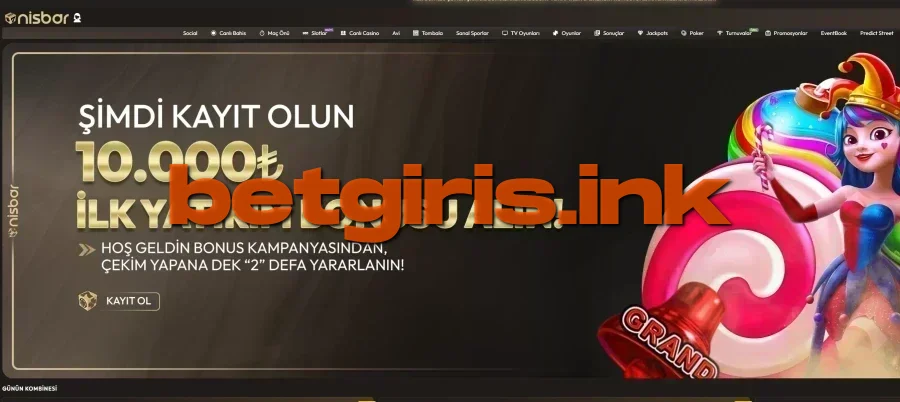 Nisbar ana sayfa görünümü